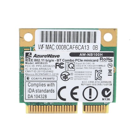 Halv Mini PCI-Express BT4.0 Wlan trådløs Wifi-kortadapter AW-NB097H AW-NB126H AR9485 AR5B225