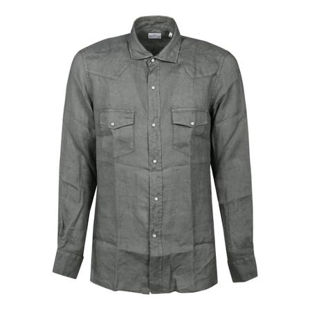 Bagutta Shirt Grå, Herre Skjorter