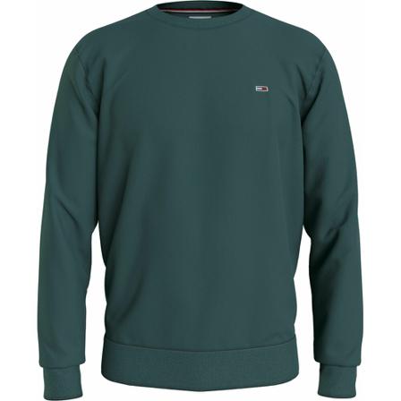 Tommy Jeans, Sweat- TJM Regular Fleece Crewneck Groen, Heren, Maat:L