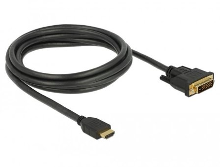 Delock adapterkabel - HDMI / DVI - 2 m