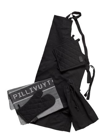Tekstilsæt 6 Dele Home Textiles Kitchen Textiles Kitchen Towels Black Bastian