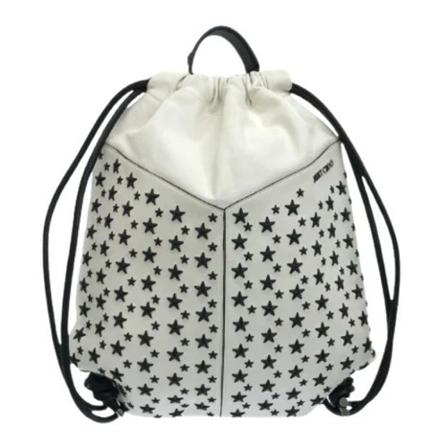 Jimmy Choo Pre-owned, Pre-owned Leather backpacks Wit, Dames, Maat:ONE Size