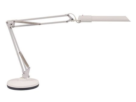 Unilux Lampa Swingo LED Vit - Lyreco - Kontorsmöbler och inredning - Lampor och belysning - Skrivbordslampor