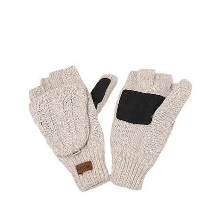 1 par varme flannellvanter til voksne i 50% uld, til mænd og kvinder, efterår og