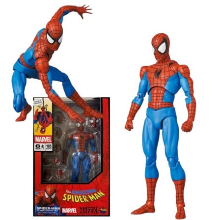MAFEX No.185 Amazing Spider-Man Klassisk Kostym Ver 6" Actionfigur Samlarobjekt