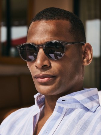 John Henric Men's Graue Sonnenbrille Size Onesize