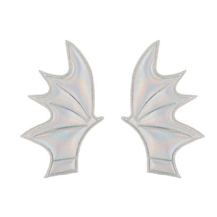 3 par Halloween hårnålar Devil Ears Pannband SILVER 02 02