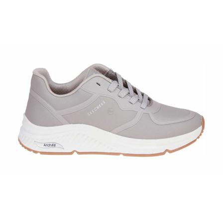 Skechers, Arch Fit Mile Makers Sneakers Grijs, Dames, Maat:38 EU,synthetisch