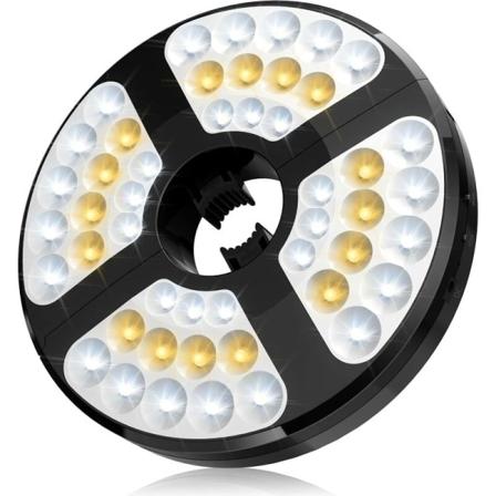 Parasollampa med 3 ljuslägen 72 timmars justerbar sladdlös LED-parasollamp 1 st