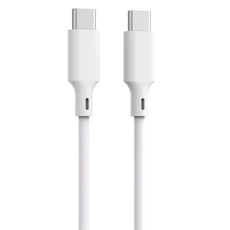 Qualo Recycling USB-C-kabel 3A 1,5m - Vit