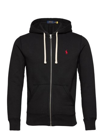 Cotton-Blend-Fleece Hoodie Black Polo Ralph Lauren