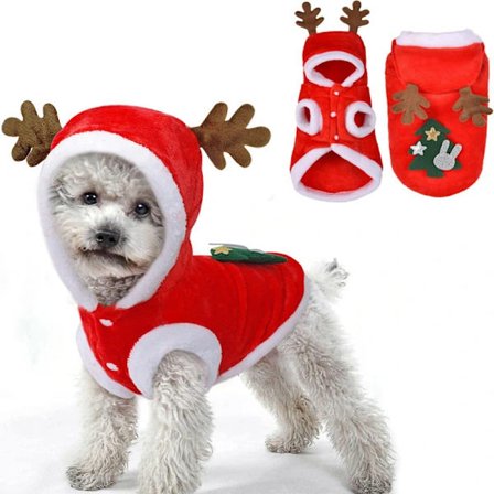 /EA/(M) Hund Julegenser Katte Julekostyme Hund Julegensere