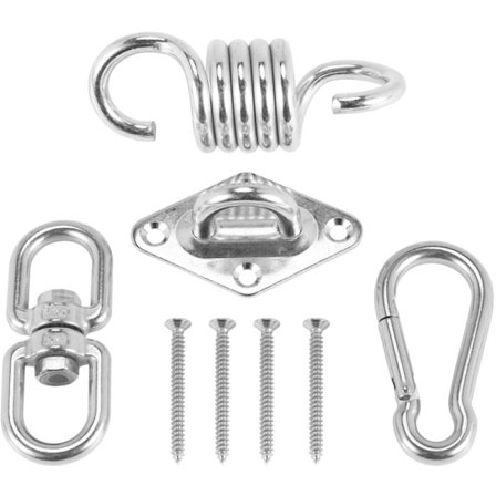 Riippumaton ripustin Jousi pyörivä koukku Spinner puinen palkki riippumatolle Tuoli keinu Ripustettava kasvi laukulle