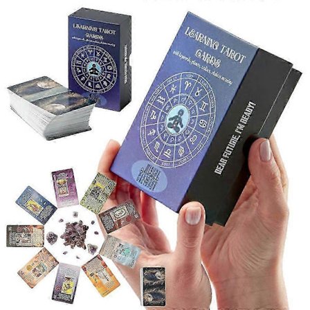 Heksekjel Nybegynner Tarotkortstokk Tarotkort for Nybegynnere Fest Spillekortspill Kreative Gaver