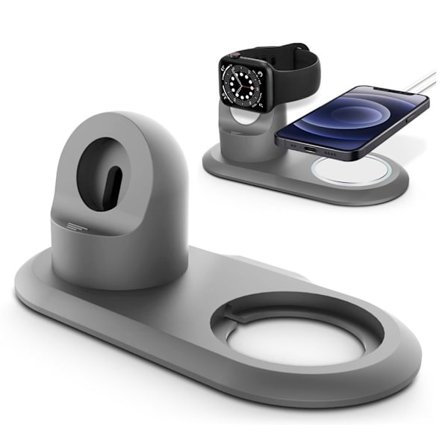 MagSafe Charger silikonilatausasema - Harmaa