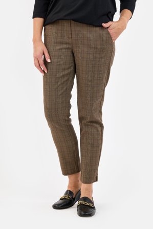 BRANDTEX - Bukser - Brun Mix - Ternet