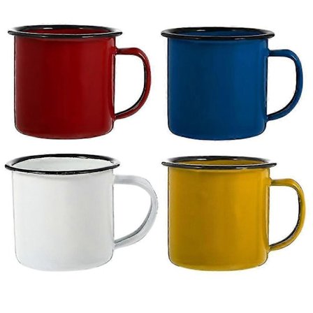 4 st El Mug Vinta Cam Muggar Cam Mjölkmuggar