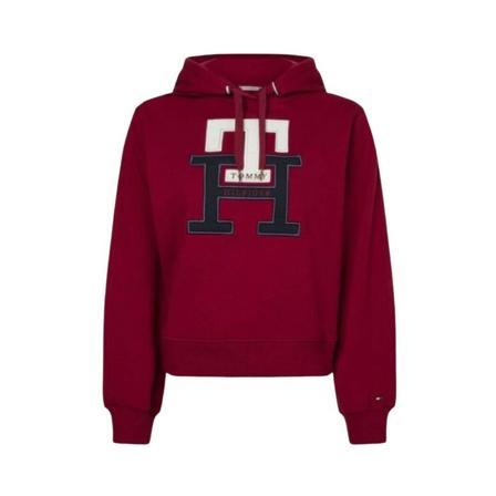 Tommy Hilfiger, Hoodies Rood, Dames, Maat:S