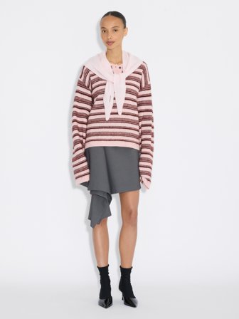 Holzweiler Cashmere Triangle Neck Scarf - Light Pink - Unisex - One size