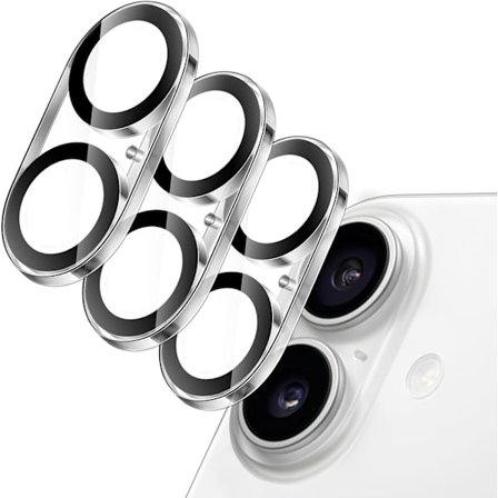 Kameralinsebeskyttelse for iPhone 17 6,3-tommer, 9H herdet glass, anti-ripe, 3-pakning (Klar)