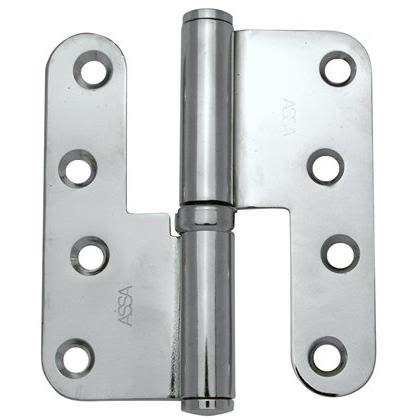 ASSA K1227-110 Lyftgångjärn 110 mm, förnicklad Vänster, Dörrar