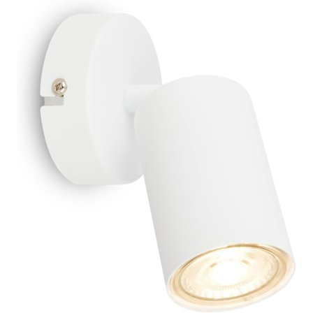 Vägglampa för inomhus, Justerbar, GU10-sockel, 10W, Sovrumsvägglampa, Vägglampa, Inomhusväggspotlights, Vit