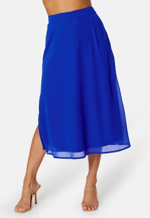 BUBBLEROOM Sharon midi skirt Blue Klær