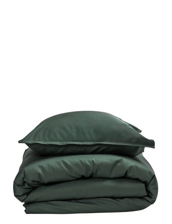 Gripsholm Påslakan Bamboo Solid Grön 150X210;2X50X60 - Green - 150X210;2X50X60CM