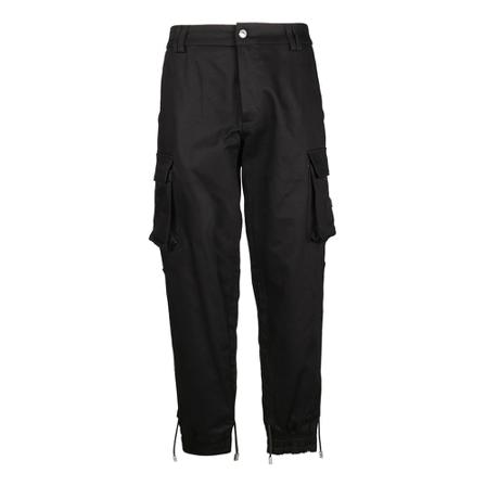 Gcds, Straight Trousers Zwart, Heren, Maat:L