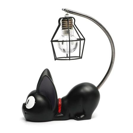Creative Resin Kiki Cat Animal Night Light, Koristeet Koristelahja Pieni Kissa Lastenhuoneen Lamppu Hengittävä Led Yövalo