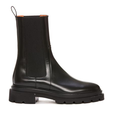 Santoni, Boots Zwart, Dames, Maat:38 EU,elastisch