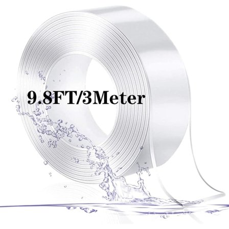 3 meter extra stark dubbelhäftande tejp, nano tejp trans