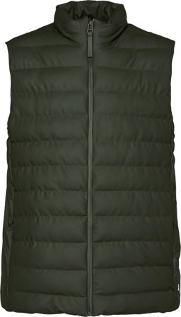 Rains Trekker Vest Unisex lined vests Green M