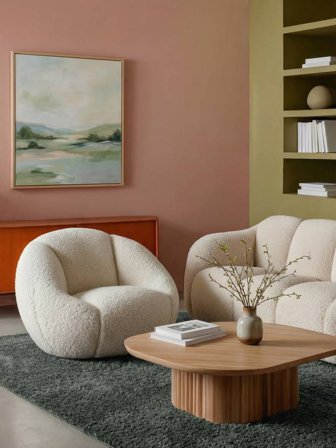 Aris 140X200 Klein Grün Einfarbig Teppich