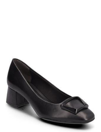 Women Court Sho Shoes Heels Pumps Classic Svart Tamaris*Betinget Tilbud