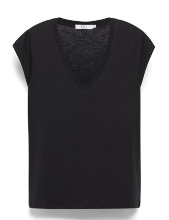 Coster Copenhagen Cc Heart Basic V-Neck T-Shirt - Black - XL