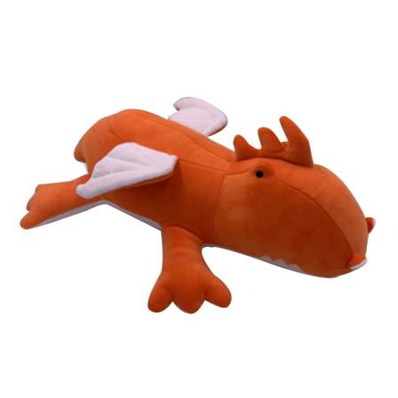 Dinosaurieviktade Gosedjur, Kastkudde För Djur Red 35cm
