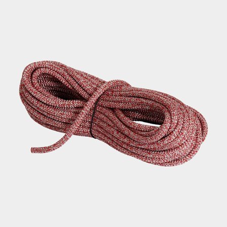 Scotta senza grillo Robline Sirius 500, anima in poliestere, guaina in poliestere a 32 trefoli, rosso/argento, 25 metri x Ø10 mm