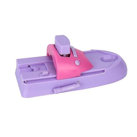 Neglekunst DIY Printer Sæt Mønstertryk Neglekunst Maskine Neglekunst Trykplade (1 stk, Pink Lilla)