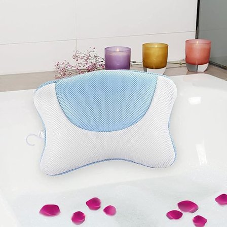 Kylpytyyny, kylpytyyny imukupeilla, kylpyammeen spa-tyyny, kotikylpylä, kylpyammettyyny kylpyammeeseen, ergonominen niskatuki poreammeeseen