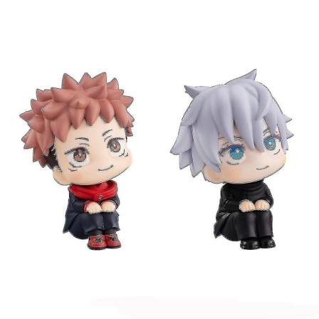 Jujutsu Kaisen Anime Figur Gojo Satoru Itadori Yuji Look Up Action Figur Jujutsu Kaisen Fushiguro Megumi Figur Dukkegave[HK] no box G
