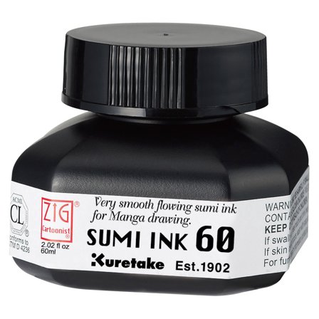 Cartoonist Sumi Ink 60 ml Black