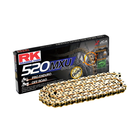 Řetěz RK M520 Zlatý – Hledání Podle Motocyklu - Honda CRF 250F 2025-2026
