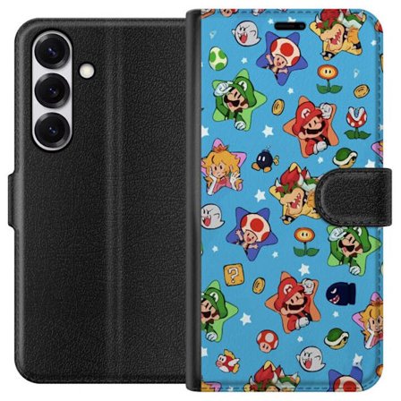 Kompatibelt Plånboksfodral till Samsung Samsung Galaxy S25 Nintendo Mario Mönster Switch Spel