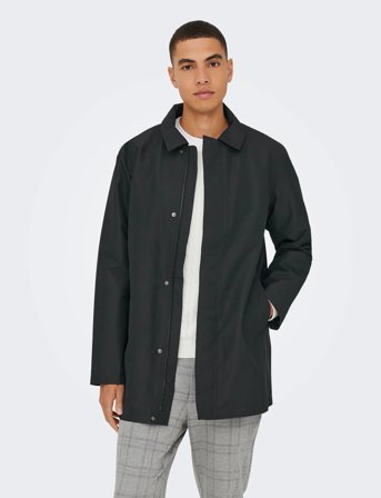 ONLY & SONS Onshall Coat Otw - Black - M