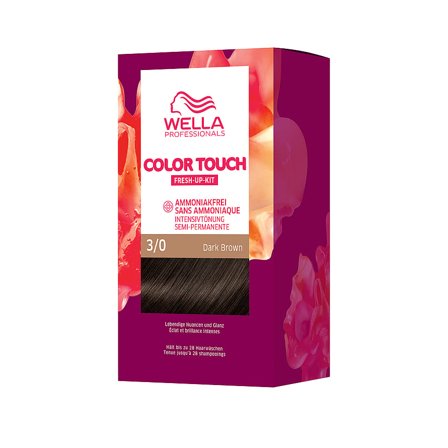 Wella Professionals Color Touch Pure Naturals Dark Brown 3/0, Hår, Hårfarve, Toningsfarve