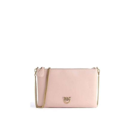 Pinko, Cross Body Bags Roze, Dames, Maat:ONE Size