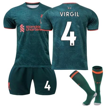 Ny sesong 22-23 iverpool Away Kids Voksne Fotballdraktsett - Perfet VIRGI 4 L