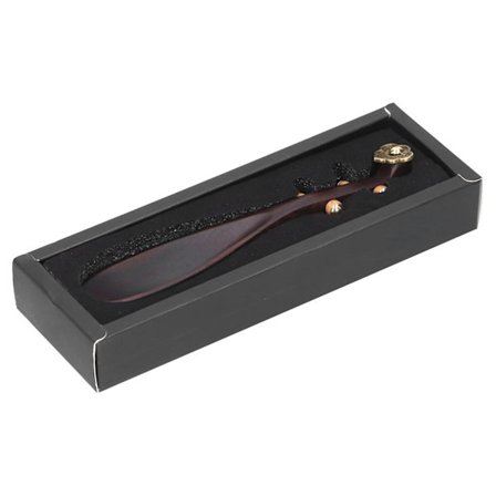 Teskei av ibenholt, profesjonelt tilbehør til teseremoni, gave