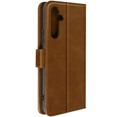 Folio-cover kompatibel med Samsung Galaxy A54 5G Brown Flip-cover